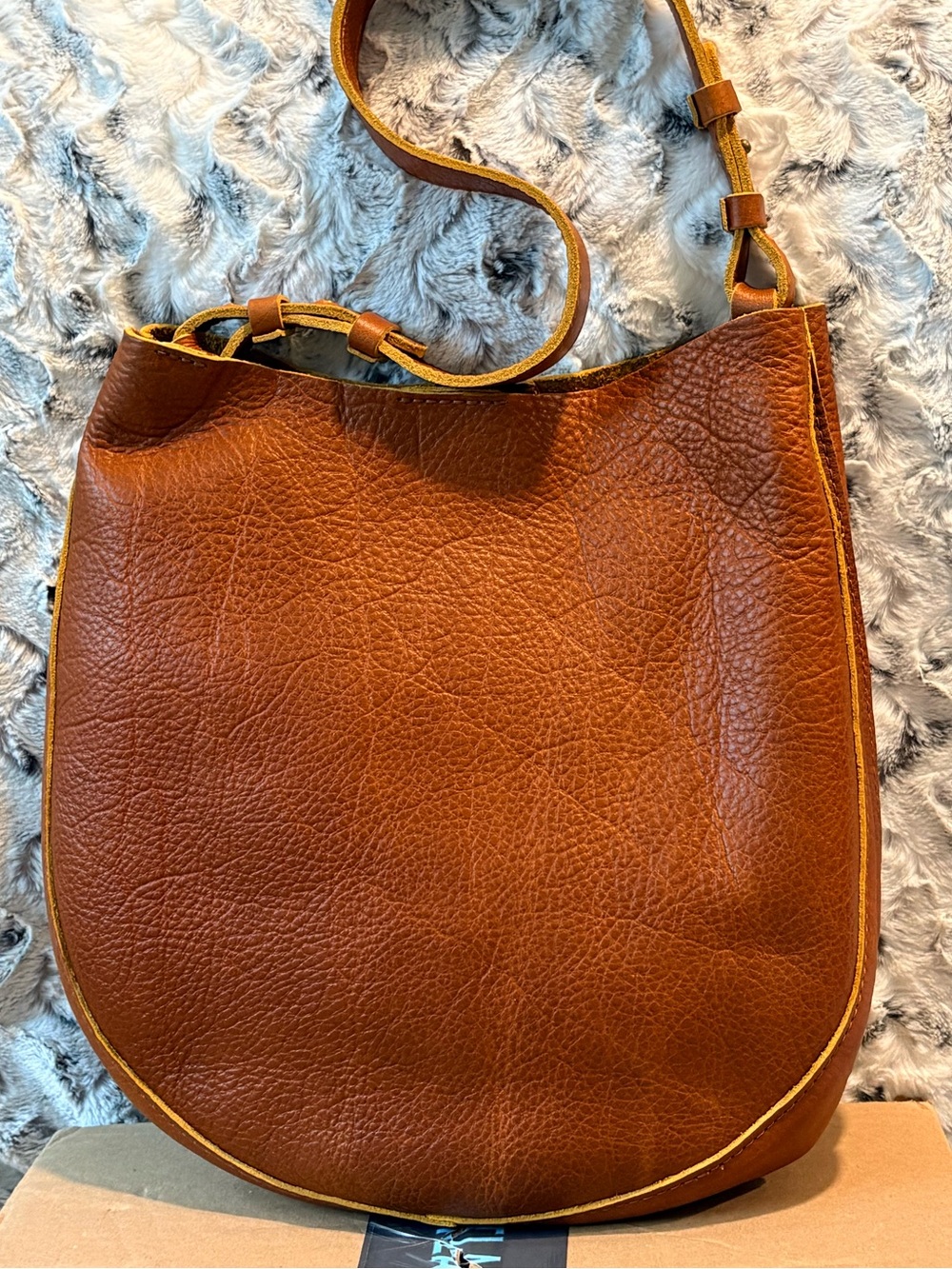 Brand New Never Used Portland Leather Large Olivia Shoulder Bag - Sienna